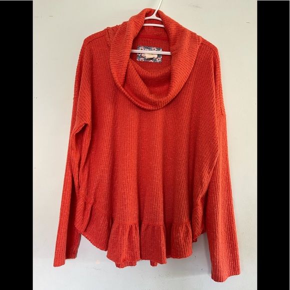 Maeve Addie Ruffled Hacci Pullover - Picture 2 of 10